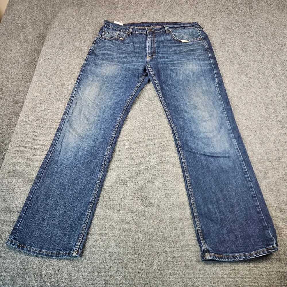 Levis 559 Relaxed Straight Jeans Mens 38x32 Blue Denim Medium Wash 00559-0373